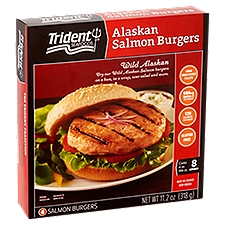 Trident Seafoods Alaskan Salmon Burgers, 11.2 Ounce