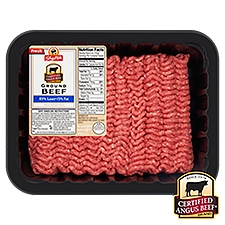 Prepacked Certified Angus Beef 85% Lean Ground Beef, 1.3 pound