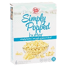 Jolly Time Simply Popped Butter, Microwave Popcorn, 18 Ounce