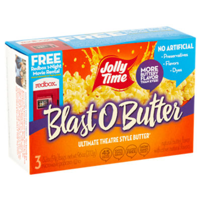 Jolly Time Blast O Butter, Microwave Popcorn