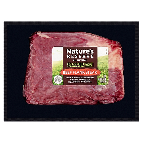 Nature's Reserve Grass Fed Beef Flank Steak, 1 pound