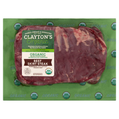 Clayton's Organic Beef Skirt Steak