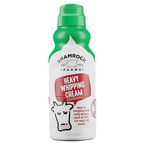 Shamrock Farms Heavy Whipping Cream, 32 fl oz