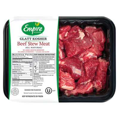Empire Kosher Glatt Kosher Beef Stew Meat
