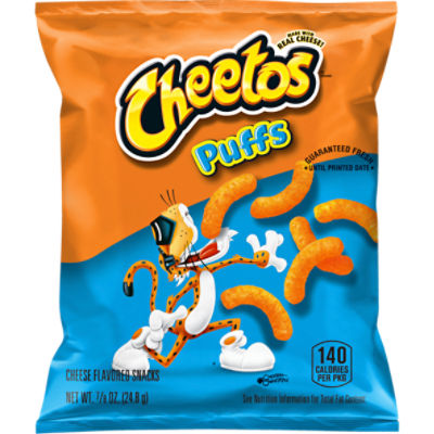 Cheetos Puffs, Cheese Flavored Snacks, 7/8 Oz