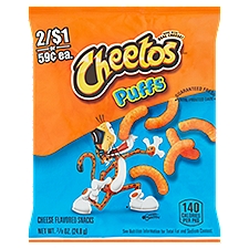 Cheetos Puffs, Cheese Flavored Snacks, 7/8 Oz