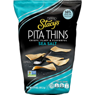 Stacy's Baked Sea Salt Pita Thins, 6 3/4 oz, 6.75 Ounce