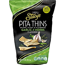 Stacy's Baked Pita Thins, Garlic & Herbs Flavored, 6 3/4 Oz