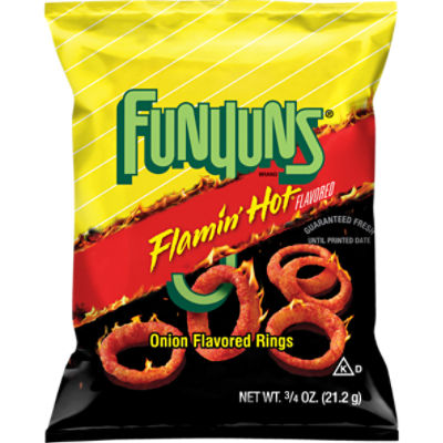 Funyuns Flamin' Hot Onion Flavored Rings, 3/4 oz