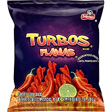 Sabritas Turbos Flamas Flavored Corn Snacks, 1 oz