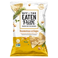 Off the Eaten Path Rosemary & Olive Oil Flavored, Hummus Crisps, 5.3 Ounce