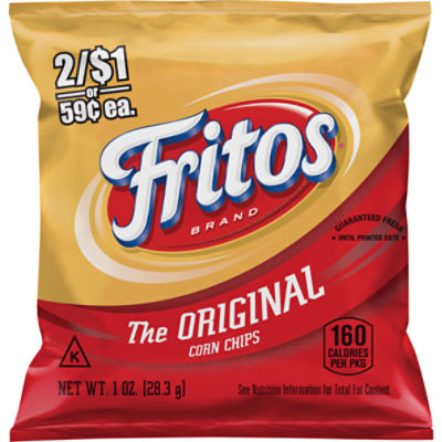 Fritos Corn Chips, The Original, 1 Oz