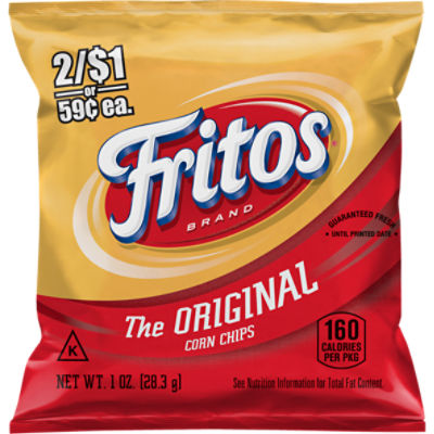 Fritos Corn Chips, The Original, 1 Oz