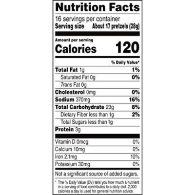 Rold Gold Classic Style Tiny Twists Pretzels Nutrition Facts | Besto Blog