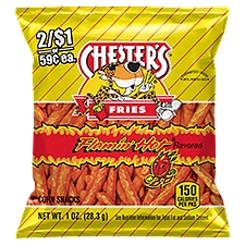 Chester's Fries Flamin' Hot Flavored, Corn Snacks, 1 Ounce
