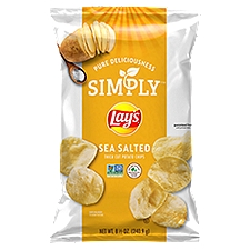Lay's Simply Sea Salted Thick Cut Potato Chips, 8 1/2 oz