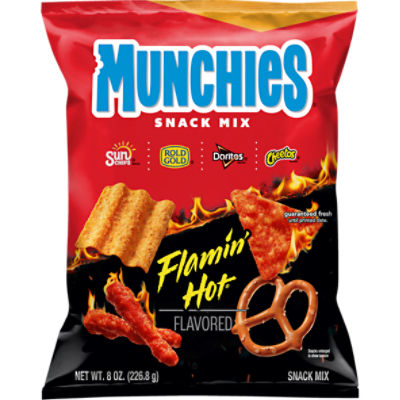 Munchies Snack Mix, Flamin' Hot Flavored, 8 Oz, 8 Ounce