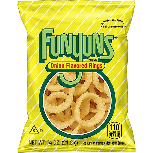 Funyuns Onion Flavored Rings, 3/4 Oz
