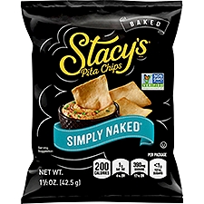 Stacy's Baked Simply Naked Pita Chips, 1 1/2 oz