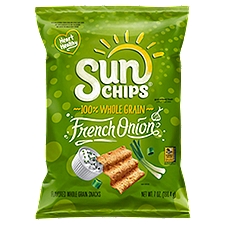 Sun Chips French Onion Flavored Whole Grain Snacks, 7 oz
