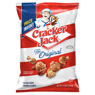 Cracker Jack The Original Caramel Coated Popcorn & Peanuts, 4 1/8 oz