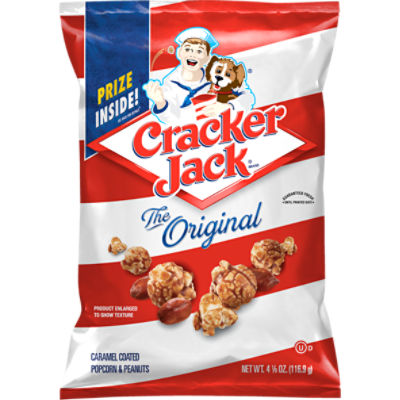 Cracker Jack The Original Caramel Coated Popcorn & Peanuts, 4 1/8 oz