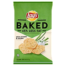 Lay's Sour Cream & Onion Flavored Baked Potato Crisps, 6 1/4 oz