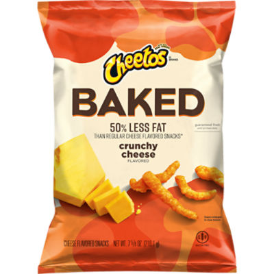 Cheetos Baked Crunchy Cheese Flavored Snacks, 7 5/8 oz