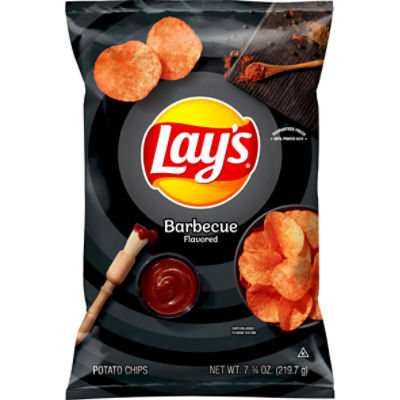 Lay's Potato Chips, Barbecue Flavored, 7 3/4 Oz
