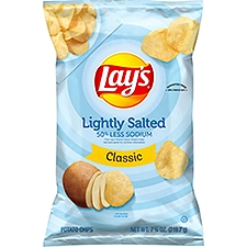 Lay's Potato Chips, Lightly Salted Classic, 7.75 Ounce