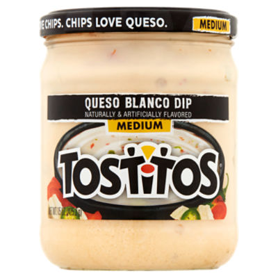 Tostitos Medium Queso Blanco Dip, 15 oz