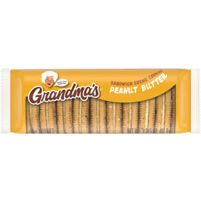 Grandma's Sandwich Crème Cookies Peanut Butter 3.245 Oz