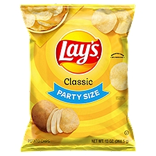 Lay's Classic Potato Chips Party Size, 13 Ounce