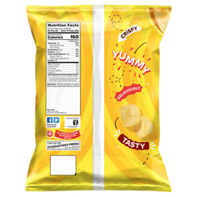 Lay's Classic Potato Snack Chips, Party Size, 13 oz Bag