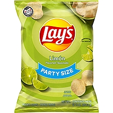 Lay's Limón Flavored Potato Chips Party Size, 12 1/2 oz