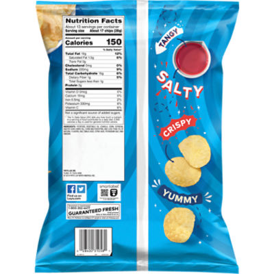 lays salt and vinegar chips nutrition facts