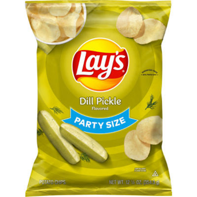 Lay's Dill Pickle Flavored Potato Chips, 12 1/2 oz
