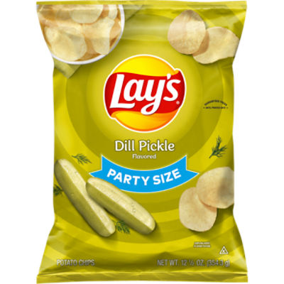Lay's Dill Pickle Flavored Potato Chips, 12 1/2 oz