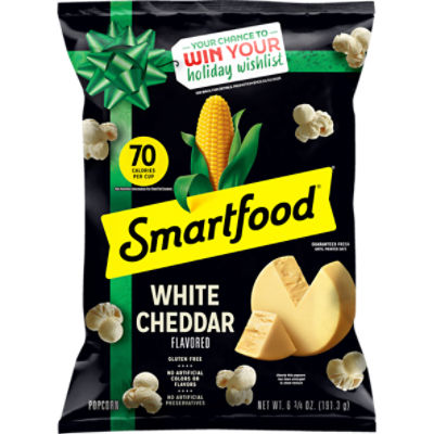 Smartfood White Cheddar Flavored Popcorn, 6 3/4 oz