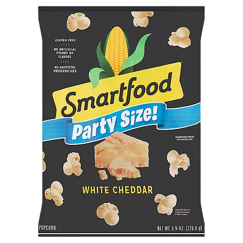 Smartfood White Cheddar Flavored Popcorn Party Size!, 9 3/4 oz