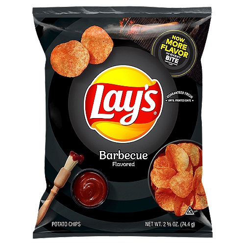 Lay's Barbecue Flavored Potato Chips, 2 ⅝ oz