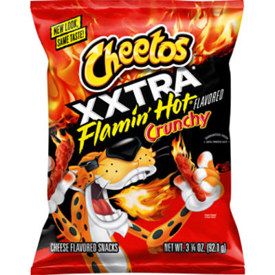 Cheetos Crunchy Cheese Flavored Snacks XXTRA Flamin' Hot Flavored