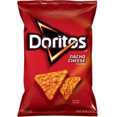 Doritos Nacho Cheese Flavored Tortilla Chips, 10.5 oz