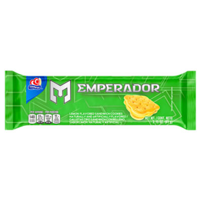 Gamesa Emperador Sandiwch Cookies Lemon Flavored 2.15 Oz