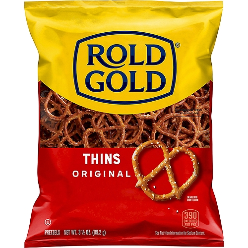 Rold Gold Thins Original Pretzels, 3 1/2 oz