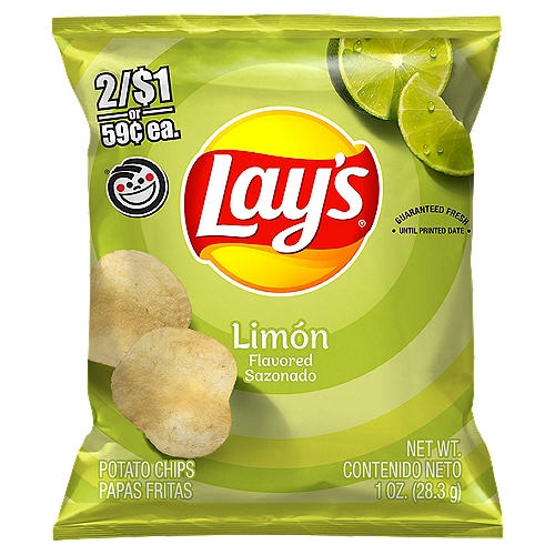 Lay's Potato Chips Limon Flavored 1 Oz