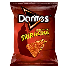 Doritos Screamin' Sriracha Flavored, Tortilla Chips, 2.75 Ounce