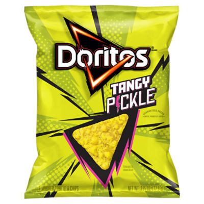 Doritos Tangy Pickle Flavored Tortilla Chips, 2 3/4 oz