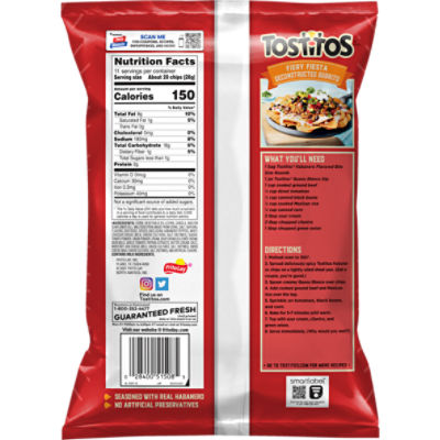 : Tostitos Bite Sized Rounds Tortilla Chips, 1 Ounce