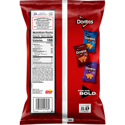 DORITOS? COOL RANCH? Flavored Tortilla Chips 9.25Oz Bag Snacks (Pack of 3)